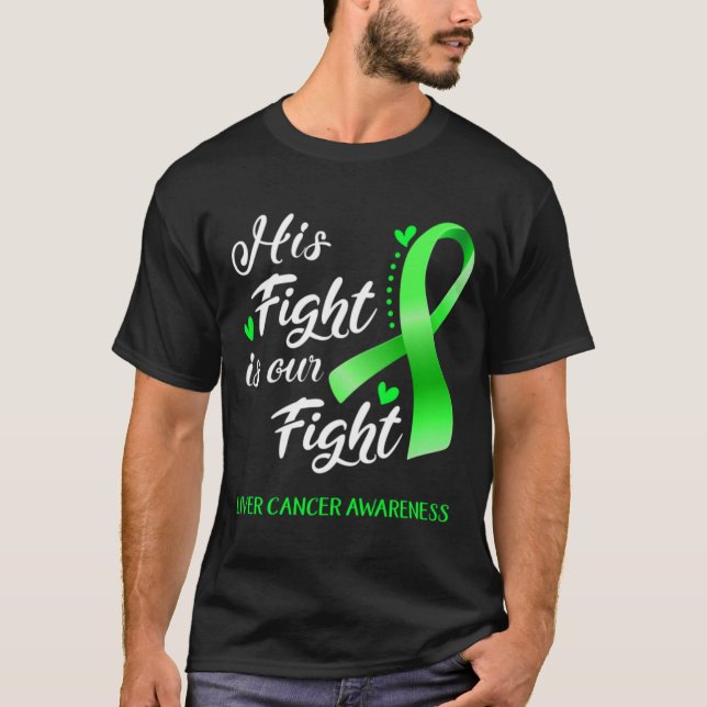 Camiseta \Su lucha es nuestra lucha contra el cáncer de híg (Anverso)