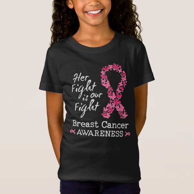 Camiseta Su lucha es nuestra lucha contra el cáncer de mama (Anverso)