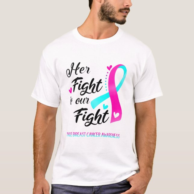 Camiseta Su lucha es nuestra lucha contra el cáncer de mama (Anverso)