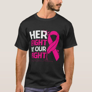 Camiseta Su lucha es nuestra lucha contra el CÁNCER DE MAMA