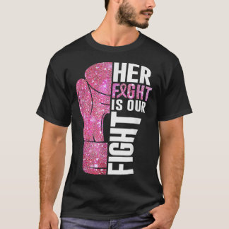 Camiseta Su Lucha Es Nuestra Lucha Contra El Cáncer De Mama