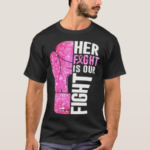 Camiseta Su Lucha Es Nuestra Lucha Contra El Cáncer De Mama