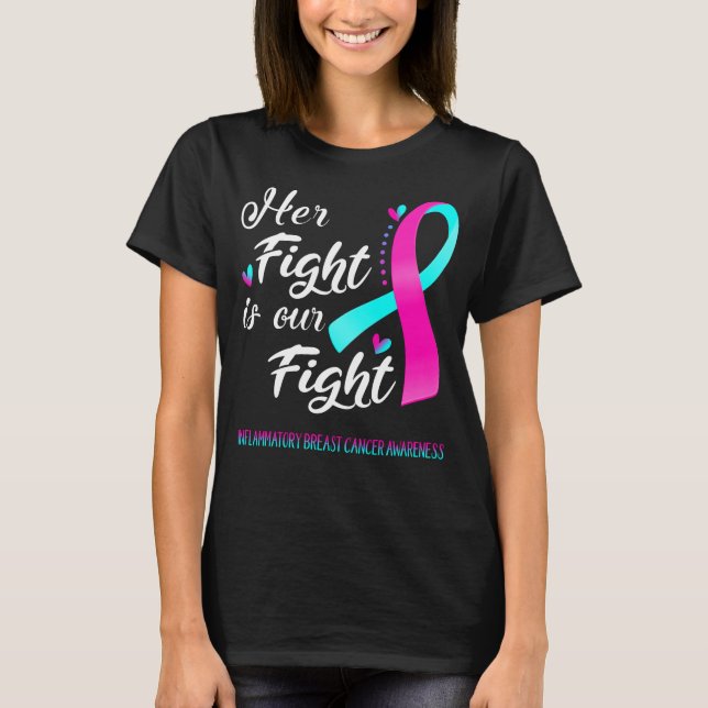 Camiseta Su lucha es nuestra lucha contra el cáncer de mama (Anverso)
