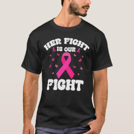 Camiseta Su lucha es nuestra lucha contra el cáncer de mama