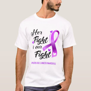 Camiseta Su lucha es nuestra lucha contra el cáncer de pá
