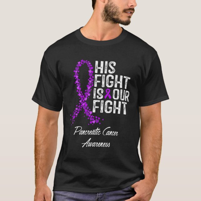 Camiseta Su lucha es nuestra lucha contra el cáncer de pánc (Anverso)