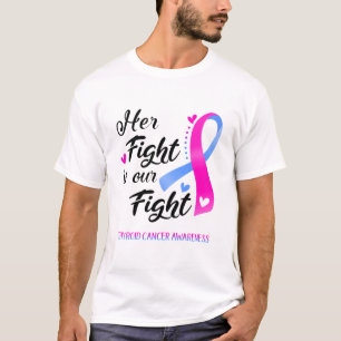 Camiseta Su lucha es nuestra lucha contra el cáncer de tiro
