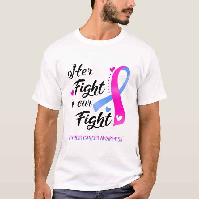 Camiseta Su lucha es nuestra lucha contra el cáncer de tiro (Anverso)