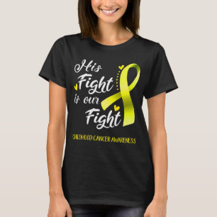 Camiseta Su lucha es nuestra lucha contra el cáncer infanti