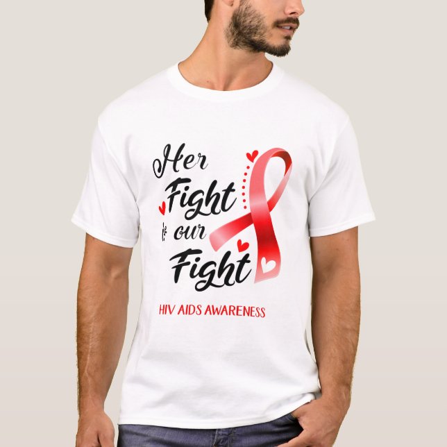Camiseta Su lucha es nuestra lucha contra el Vih (Anverso)