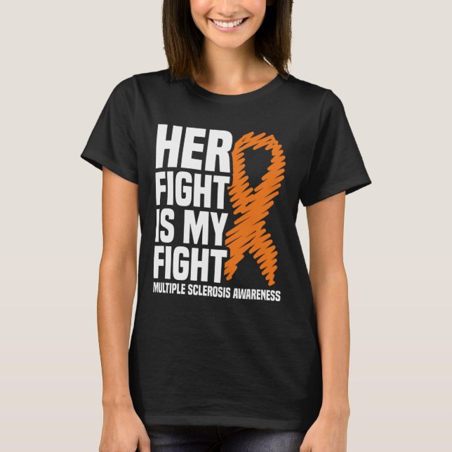 Camiseta Su Lucha Mi Lucha Múltiple Esclerosis Sensibilizac (Anverso)