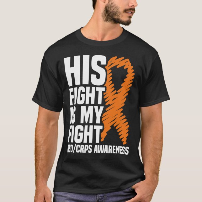 Camiseta Su Lucha Mi Lucha Naranja Ribbon Rsdcrps Concienci (Anverso)