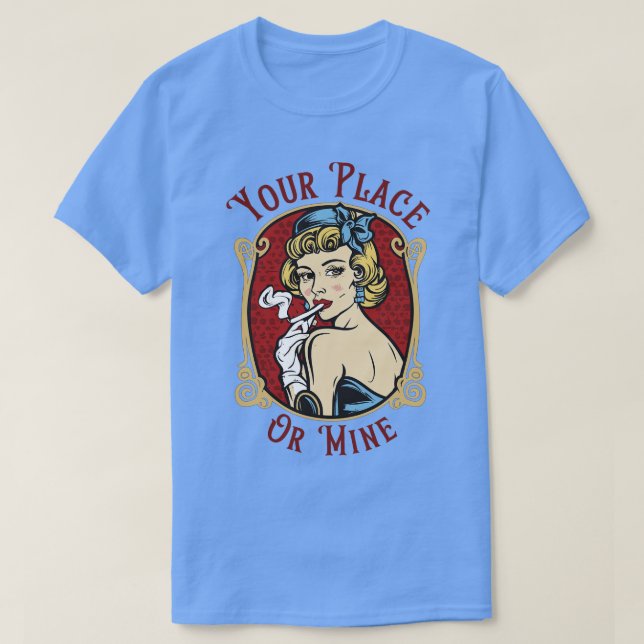 Camiseta Su lugar o el mío (Diseño del anverso)