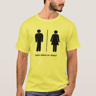 Camiseta ¿su lugar o mina?