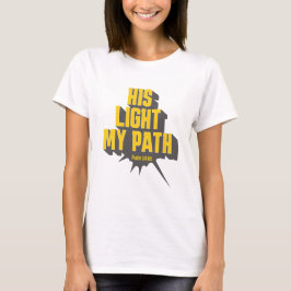 Camiseta Su Luz, Mi Camino - Salmo 119:105