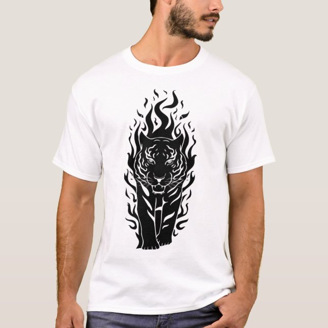 Camiseta Su Majestad Fierce: La colección de tigres (Anverso)