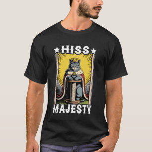 Camiseta Su Majestad Gato Místico Poste de Rascar Árbol Gat