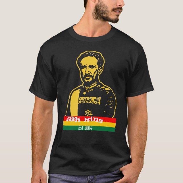 Camiseta Su majestad imperial Haile Selassie (Anverso)