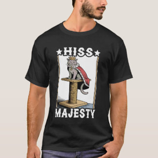 Camiseta Su Majestad Poste de Rascar Árbol Gato