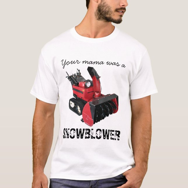 Camiseta Su mamá era una QUITANIEVES (Anverso)