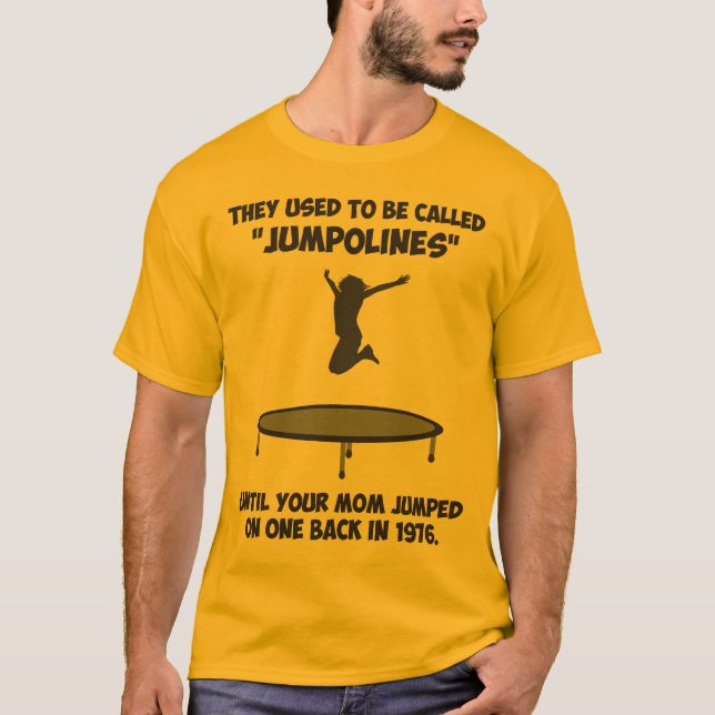 Camiseta Su mamá inventó el trampolín (Anverso)