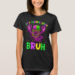 Camiseta Su Mardi Gras Bruh 67 Seis Siete Cangrejo Collares