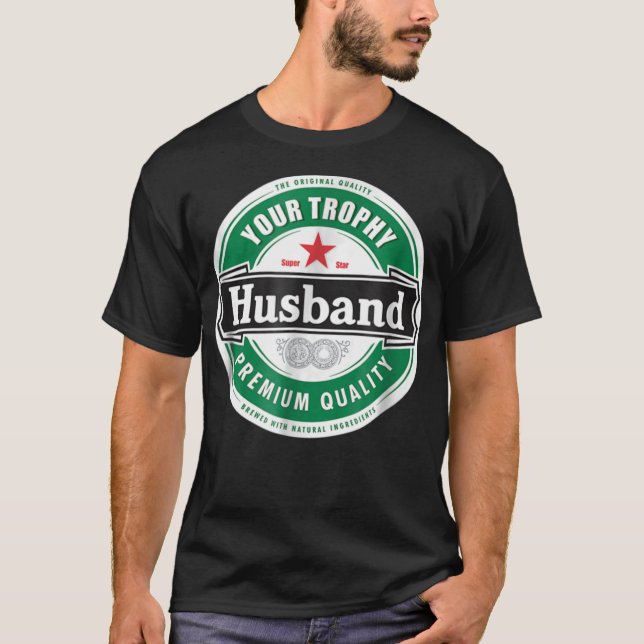 Camiseta Su marido trofeo - Funny Casried Classic T-Shir (Anverso)