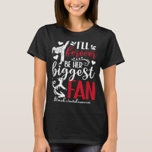 Camiseta Su mayor fan Mamá de Taekwondo Luchadora de Taekwo