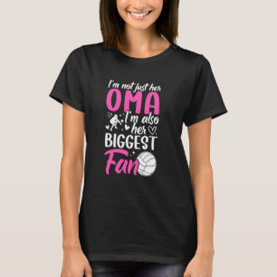 Camiseta Su mayor fan Oma de voleibol de una placa de volei