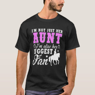 Camiseta Su mayor fan Tía del espectáculo ecuestre Tía ecue