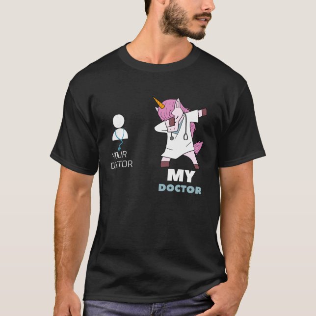 Camiseta Su Médica Mi Médica Médica Unicorn (Anverso)