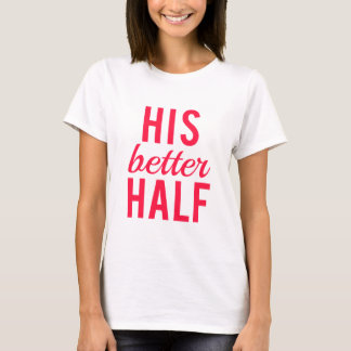 Camiseta Su mejor arte de media palabra, diseño de texto