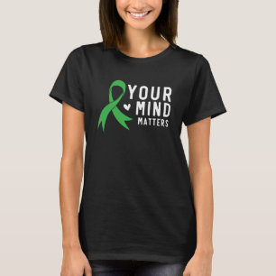 Camiseta Su Mente Importa Conciencia Suicida Salud Mental
