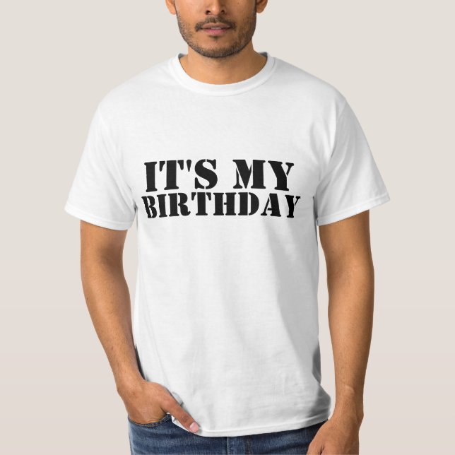 CAMISETA SU MI CUMPLEAÑOS (Anverso)