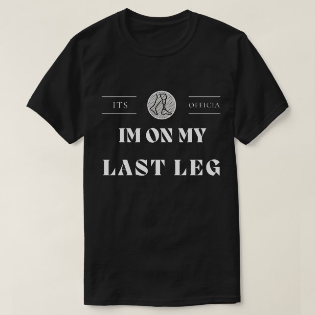 Camiseta Su Mí Oficial En Mi Última Amputada De Piernas Con (Diseño del anverso)