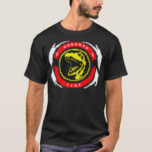 Camiseta Su Morphin Time T Rex 8 bits píxel arte