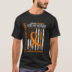 Camiseta Su Naranja de lucha Madre Madre Leucemia Sensibili