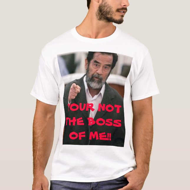 CAMISETA ¡SU NO BOSS DE MÍ!! (Anverso)