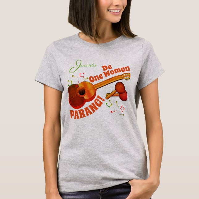 Camiseta (Su nombre es opcional) Una mujer Parang (Anverso)