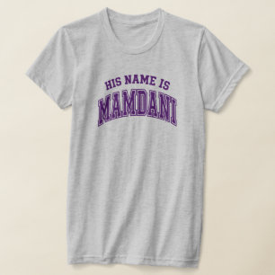 Camiseta Su nombre es Zohran Mamdani Meme Alcalde de Nueva 