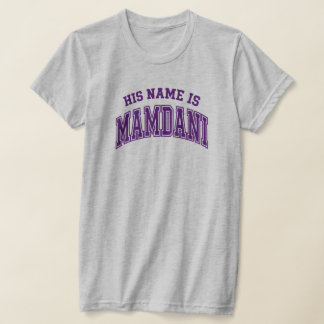 Camiseta Su nombre es Zohran Mamdani Meme Alcalde de Nueva 