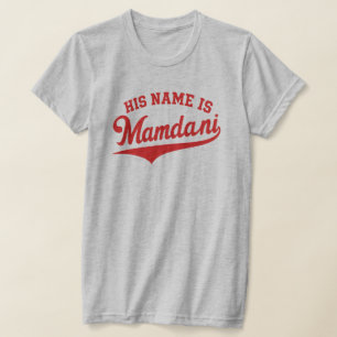 Camiseta Su nombre es Zohran Mamdani Meme Alcalde de Nueva 