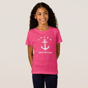 Camiseta Su nombre o nombre de barco es "Anchor clásico" r