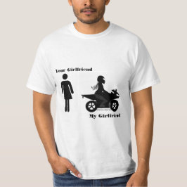 Camiseta Su novia, mi motocicleta de la novia