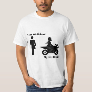 Camiseta Su novia, mi motocicleta de la novia