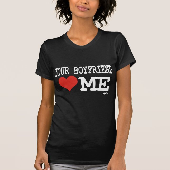 Camiseta Su novio me ama (Anverso)