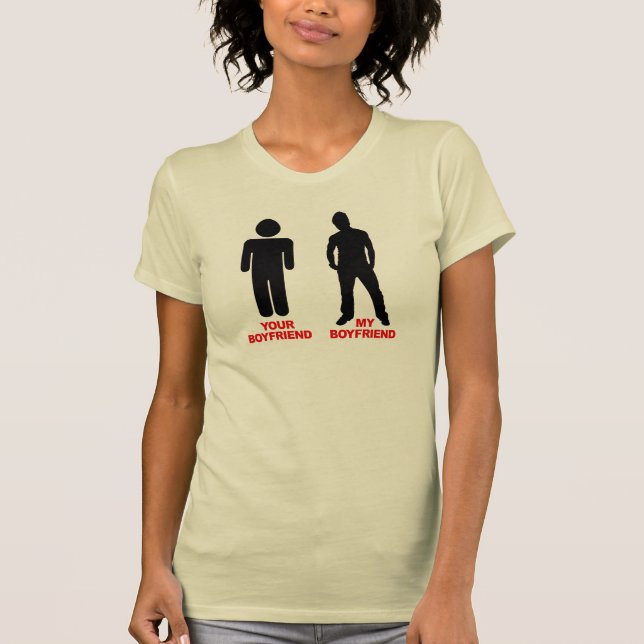 Camiseta Su novio. Mi novio (Anverso)