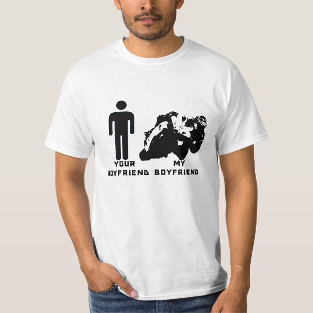 Camiseta Su novio, mi novio (Anverso)