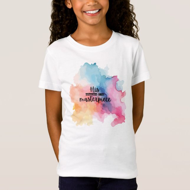 Camiseta Su Obra Maestra Colorida (Anverso)
