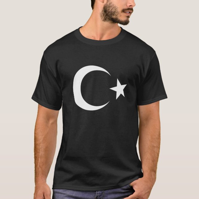 Camiseta Su país, Estambul, bandera de Turquía (Anverso)